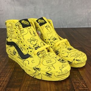 vans sk8 peanuts yellow